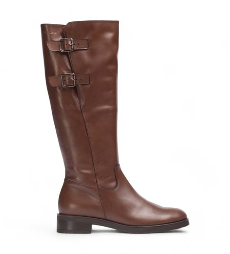 C-5419_5121_8864 Bottes en cuir double marron (36), 3 à 5 cm, Fermeture éclair, Casuel - Wonders - Modalova