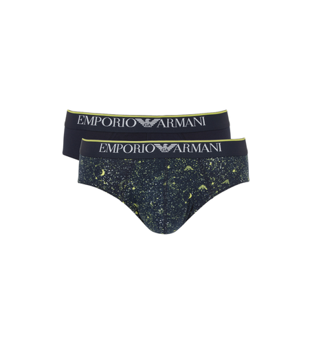 F596 Lot de 2 slips Sparkling Stars (L), Homewear, Coton - Emporio Armani - Modalova