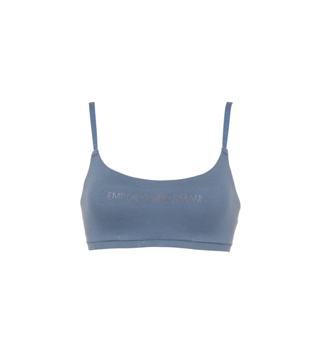 F223 Soutien-gorge bralette - Logo Essential Studs (L), Homewear, Coton - Emporio Armani - Modalova