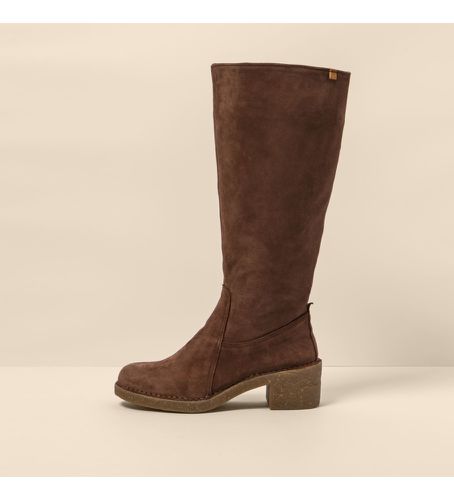 FQ005_012 Bottes en cuir N5663 Ticino marron -Hauteur du talon 5,5cm (38), 5 à 8 cm, Fermeture éclair, Cas - El Naturalista - Modalova