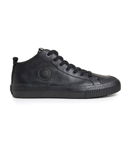 PMS30994 Industry Rec Leather Sneakers (41), Cuir, Noir, Plat, Lacets, Casuel, Durable - Pepe Jeans - Modalova