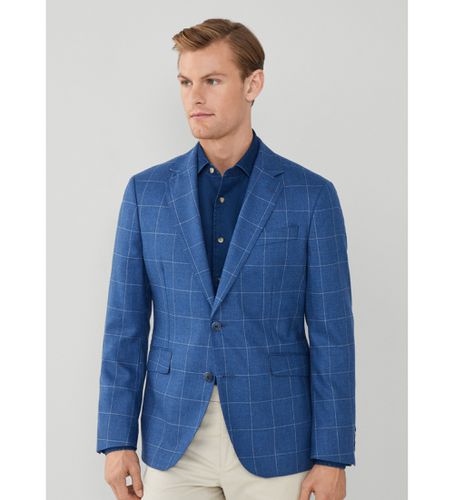 HM443310 Blazer Silk Wl Wpane (44/32), Bleu, Casuel, Laine, Classique - Hackett London - Modalova