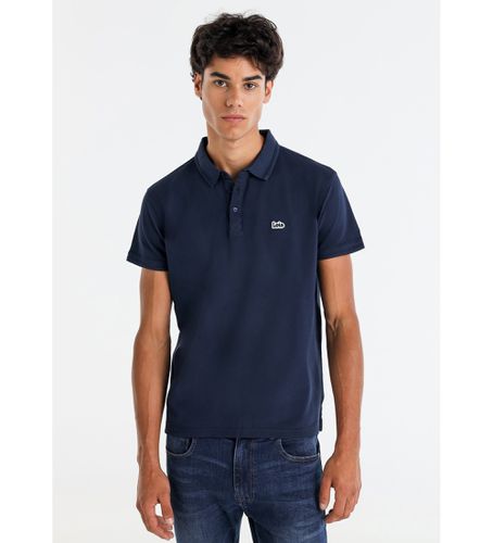 Polo basique à manches courtes avec logo marine (S), Casuel, Coton, Manche courte - Lois Jeans - Modalova