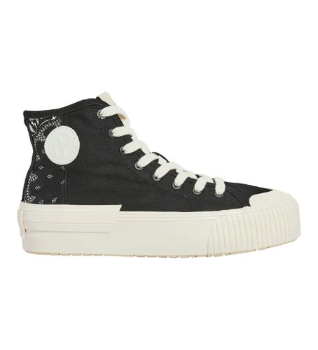 PLS31554 Trainers Samoi Divided (40), Noir, Tissu, Plat, Lacets, Casuel, Durable - Pepe Jeans - Modalova