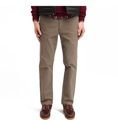 TB0A6V32BK01 Pantalon chino en twill brossé Claremont marron (28/32), Casuel, Le coton biologique, Durable - Timberland - Modalova