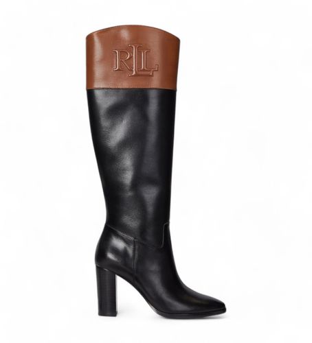 Bottes en cuir Page II (36), 8 à 10 cm, Fermeture éclair, Casuel - Polo Ralph Lauren - Modalova