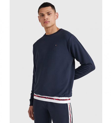 UM0UM01928 Sweat Inscription (S), Casuel, Homewear, Modal, Manche longue, Marine - Tommy Hilfiger - Modalova