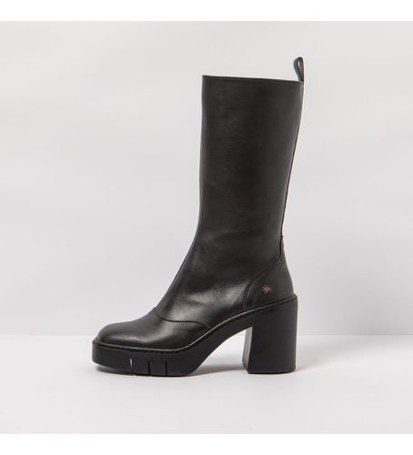 Bottes en cuir nappa -Hauteur du talon : 9cm (39), 5 à 8 cm, 8 à 10 cm, Fermeture éclair, Casuel - Art - Modalova