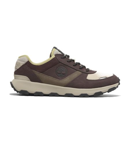 TB0A69N9W071 Baskets basses à lacets en cuir marron Winsor Park (40), Plat, Casuel, Sport, Multisport - Timberland - Modalova