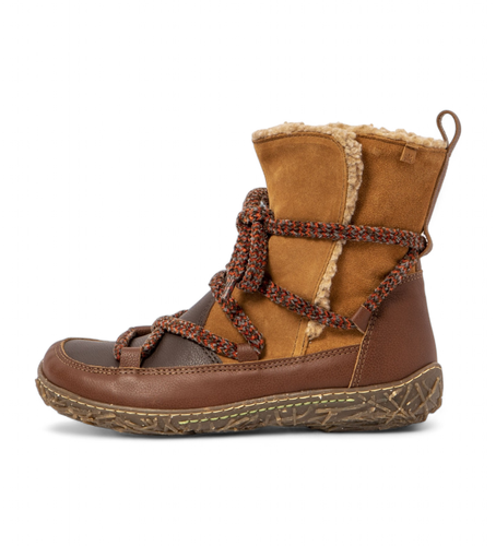 NK005_023 Bottines en cuir marron N5455 (38), Plat, Lacets, Casuel - El Naturalista - Modalova