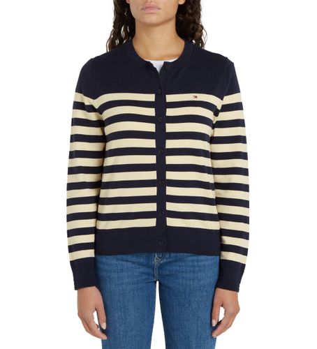 WW0WW42370 Cardigan tricoté à col rond (L), Casuel, Coton - Tommy Hilfiger - Modalova