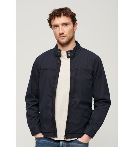 M5011864A Veste classique Harrington (M), Casuel, Coton, Manche longue, Marine - Superdry - Modalova