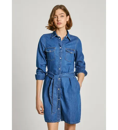 PL953581HT8 Denim Regular Robe (S), Casuel, Coton, Manche longue, Durable - Pepe Jeans - Modalova