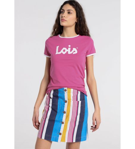 Jupe Pop Color Stripes | Regular Fit Printed (30), Casuel, Multicolore, Coton - Lois Jeans - Modalova