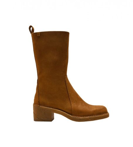 ND005_023 Bottes en cuir N5662 marron - Hauteur du talon 5.5cm (37), 5 à 8 cm, Fermeture éclair, Casuel, I - El Naturalista - Modalova