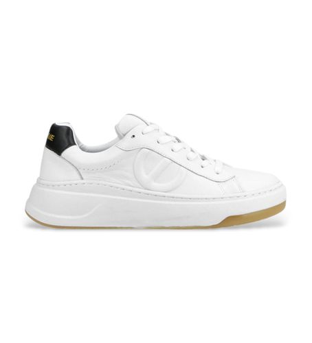 KNJMGA0 Bridget Trainer Grain Leather Sneakers (36), Cuir, Blanc, Plat, Lacets, Casuel - NO NAME - Modalova