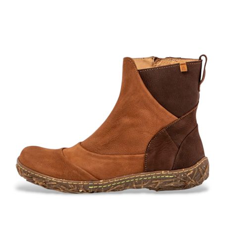 NK005_023 Bottines en cuir N5450 marron (39), Plat, Fermeture éclair, Casuel - El Naturalista - Modalova