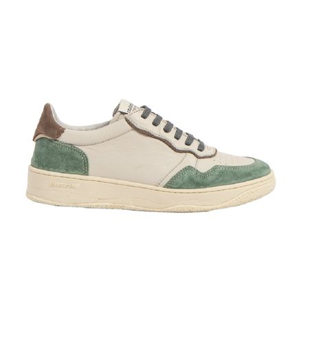 Unisex. 2584012C3005_0MU Baskets en cuir N5840 Geo off (44), Blanc, Plat, Lacets, Casuel - El Naturalista - Modalova