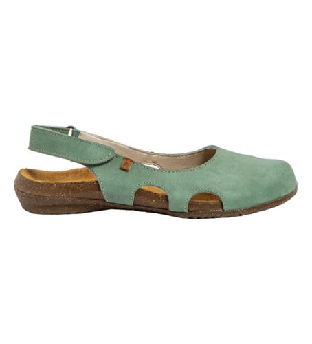 N4132IO0005_0B0 Sandales en cuir N413 Pleasant (38), Bleu, Plat, 1 à 3 cm, Velcro, Casuel - El Naturalista - Modalova