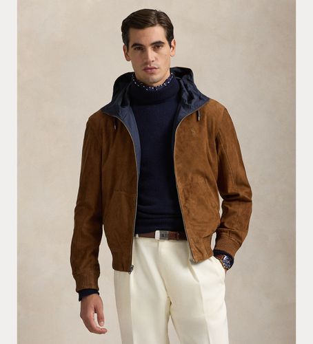 Veste réversible en taffetas et daim marron (S), Casuel, Cuir - Polo Ralph Lauren - Modalova