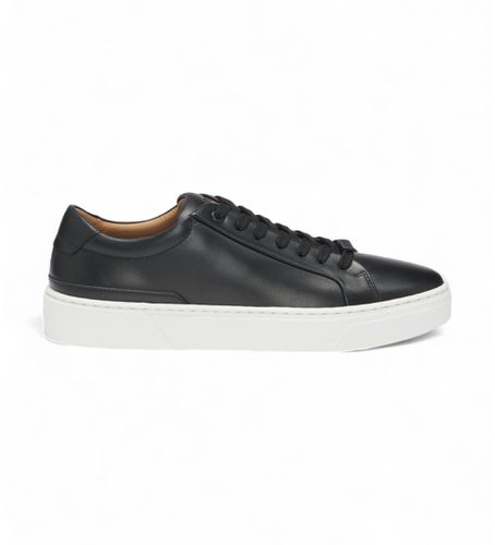 Gary Leather Sneakers (46), Cuir, Noir, Plat, Lacets, Casuel - BOSS - Modalova