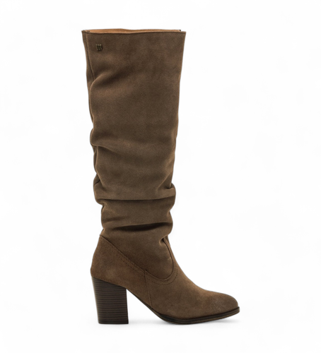 Bottes en cuir Jolie marron (36), 5 à 8 cm, Fermeture éclair, Casuel - MTNG - Modalova