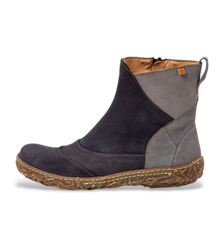 O9005_0B0 Bottines en cuir N5450 (41), Plat, Fermeture éclair, Casuel, Marine - El Naturalista - Modalova