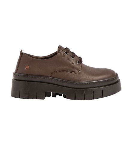 Amberes chaussures en cuir marron -Hauteur du talon 5cm (38), 3 à 5 cm, Lacets, Casuel - Art - Modalova