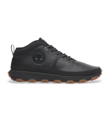 TB0A41X7W021 Winsor Trail Mid Lace Up Sneaker Chaussures en cuir pleine fleur (41), Plat, Lacets, Casuel, Durabl - Timberland - Modalova