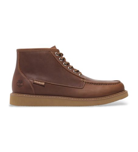 TB0A6AZEEM71 Newmarket Mid chukka boots en cuir marron (41 W), Plat, Lacets, Casuel, Durable - Timberland - Modalova