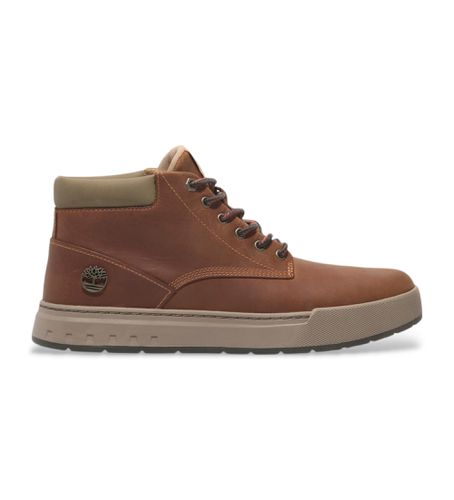 TB0A69FNEJD1 Baskets Maple Grove Mid en cuir marron (40), Plat, Lacets, Casuel, Durable - Timberland - Modalova