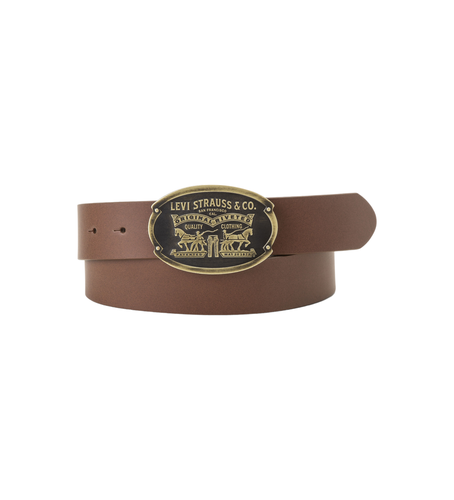 Unisex. 232450-3-27 Billy Plaque ceinture en cuir marron (100 cm), Casuel - Levi's - Modalova