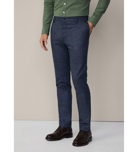 HM212625 Pantalon à carreaux Pow (33/32), Casuel, Coton, Marine - Hackett London - Modalova