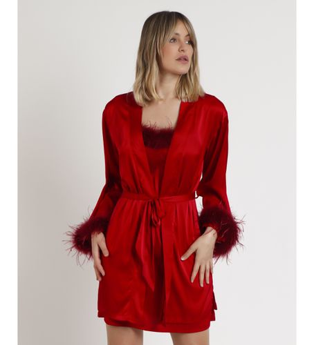 Marabu Luxe Christmas Long Sleeve Robe (S), Homewear, Polyester - Admas - Modalova