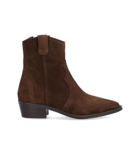 Cecile Baby Bottines en cuir de soie Marron (36), 1 à 3 cm, Fermeture éclair, Casuel - Alpe - Modalova