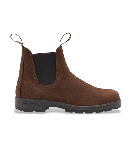 Bottines en cuir 1606 marron (41), Plat, 1 à 3 cm, Aucun, Casuel - Blundstone - Modalova