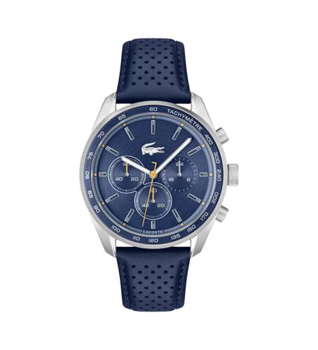 Montre chronographe en cuir Boston (OSFA), Casuel, Bracelet - Lacoste - Modalova