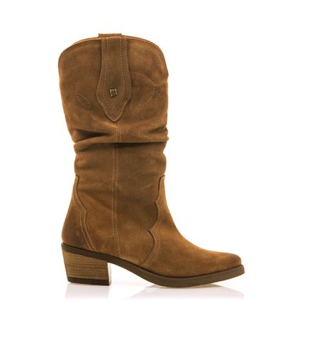 Bottes en cuir Teo Brown (36), Marron, 5 à 8 cm, Aucun, Casuel - Mustang - Modalova