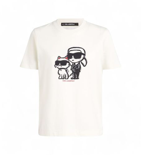 A1W17129 T-shirt avec logo (XS), Beige, Casuel, Coton, Manche courte - Karl Lagerfeld - Modalova