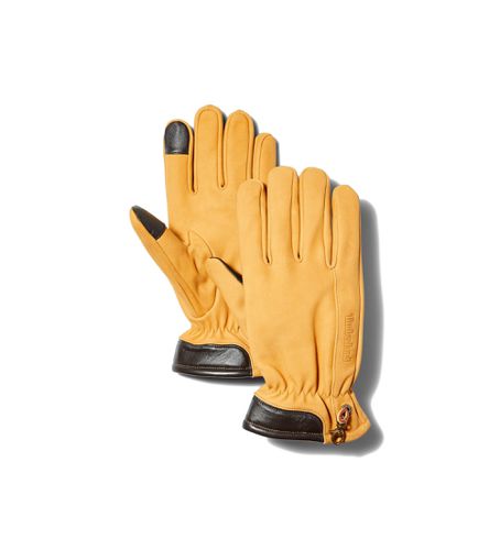 TB0A1EMN2311 Gants en cuir compatibles avec les écrans tactiles Winter Hill (XL), Casuel, Jaune - Timberland - Modalova