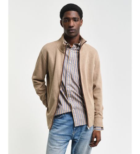 Sacker Cardigan côtelé avec fermeture éclair (S), Casuel, Coton - Gant - Modalova