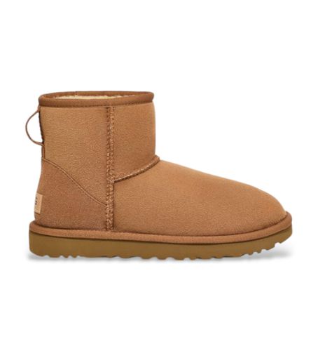 Bottines Classic Mini II en cuir camel (36), Marron, Plat, Aucun, Casuel - UGG - Modalova