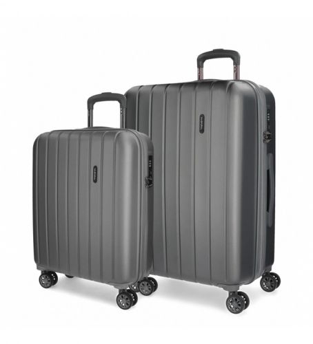 Unisex. 5318962 Coffre à bagages en bois -38,5x55x20x20cm / 49x70x28cm (OSFA), Casuel, Gris, ABS/Polycarbonate - Movom - Modalova