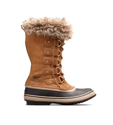 Joan of Arctic bottes de neige en fourrure DTV marron (37), Cuir, Plat, Lacets, Casuel - Sorel - Modalova