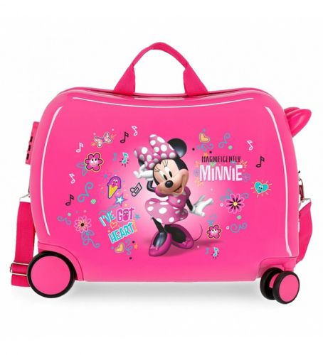 Garçon. 23398E1 Valise pour cavalier Minnie Stickers 2 roues multidirectionnelles -38x55x20cm (OSFA), Casuel, Rose, Synthé - Disney - Modalova