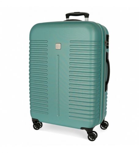 Valise rigide Medium India -48x70x27cm (OSFA), Casuel, Vert, ABS/Polycarbonate, Moyen - Roll Road - Modalova