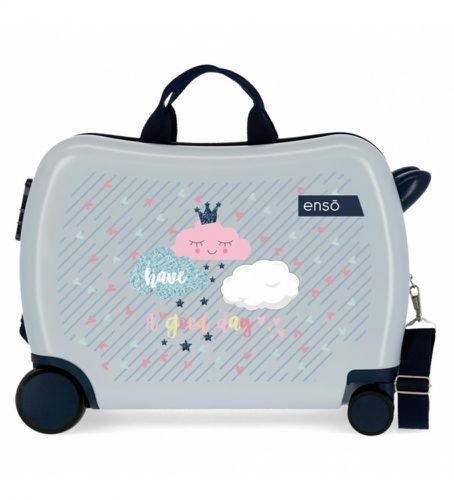 Garçon. 9069821 Good Day valise pour enfants -38x50x20cm (OSFA), Casuel, Gris, ABS/Polycarbonate, mode enfantine - Enso - Modalova