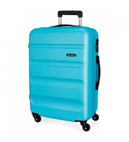 Unisex. 584926A Valise rigide moyenne 65cm Flex clair (OSFA), Casuel, Synthétique, Marine - Roll Road - Modalova