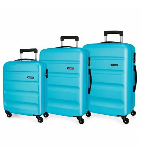 Unisex. 584946A 55-65-75cm Flex Hard Case Set Light (OSFA), Bleu, Casuel, Synthétique, ABS/Polycarbonate, Marine - Roll Road - Modalova