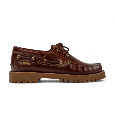 Chaussures de bateau en cuir marron 15233 (40), Plat, Lacets, Casuel, Classique - Camper - Modalova